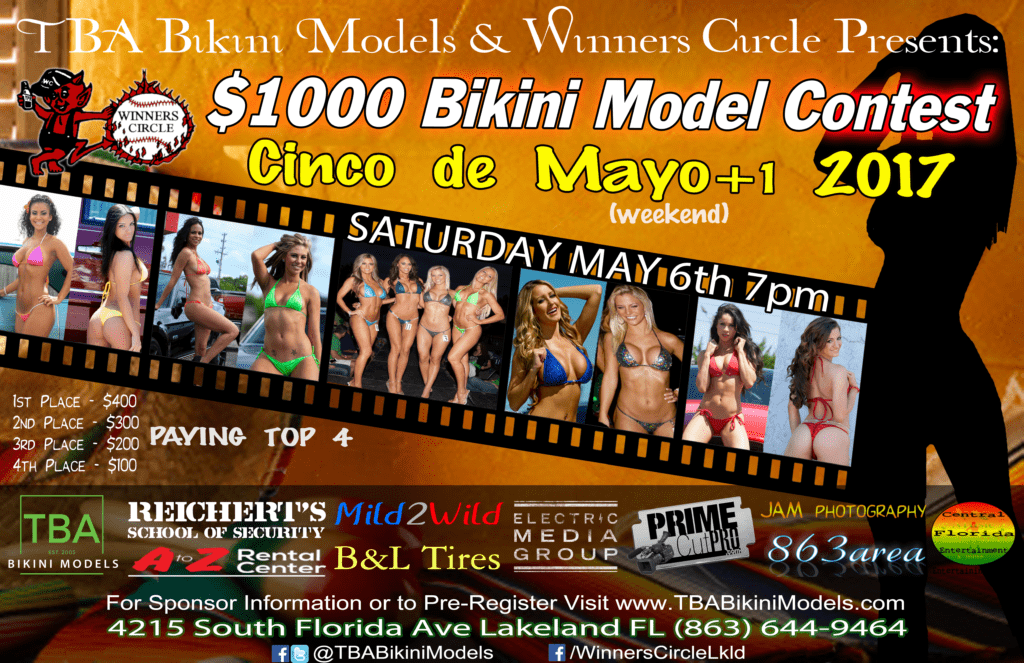 TBA Bikini Models - Cinco de Mayo 2017 - Winners Circle Lakeland